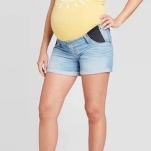 Maternity Denim Shorts
